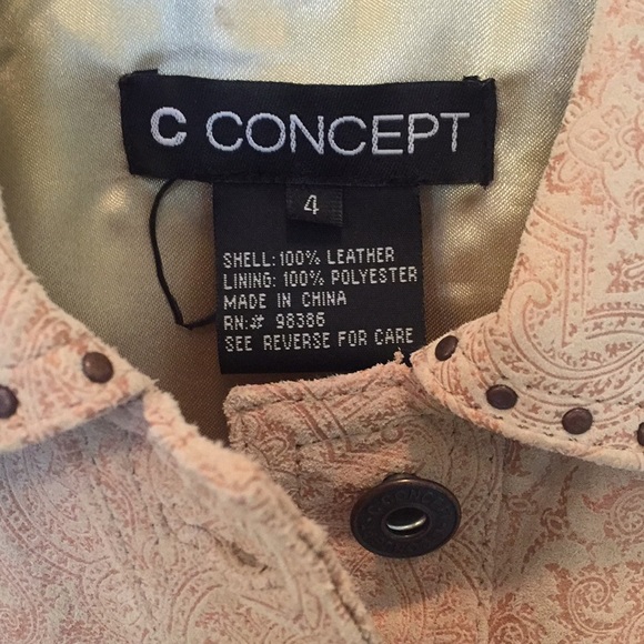 Suede Jacket - Gorgeous Paisley Detailing! - Picture 2 of 6